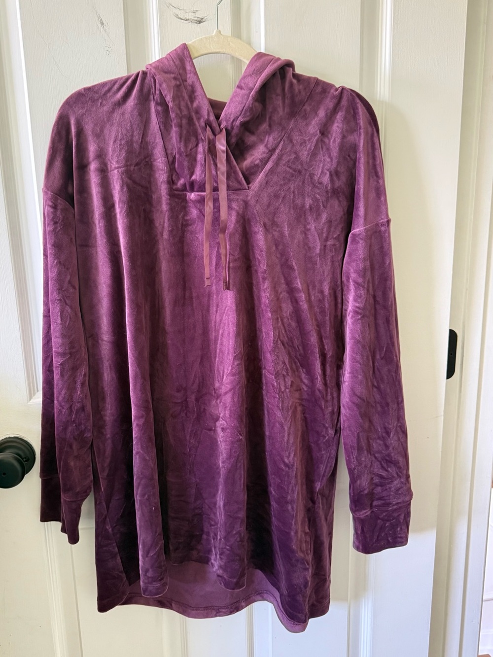 Women’s Purple Velvet Tunic